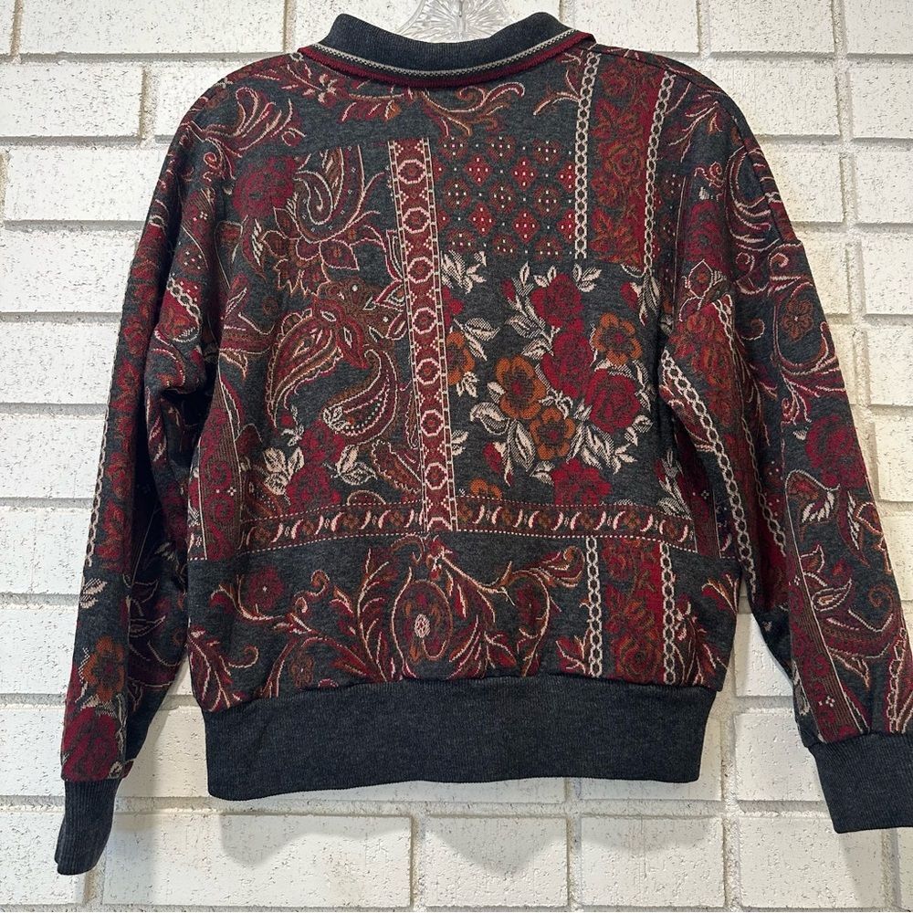 Orbit Sport Vintage Collared Grandpa Sweater size XS/small - Picture 8 of 10